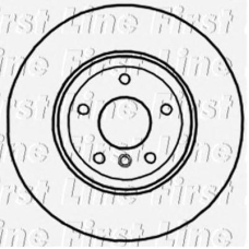 FBD1789 FIRST LINE Тормозной диск