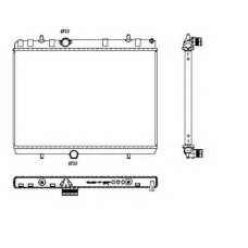 50437 NRF Радиатор, охлаждение двигателя