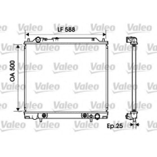 734145 VALEO Радиатор, охлаждение двигателя