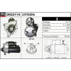 DRS3114 DELCO REMY Стартер