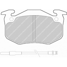 FDB537 FERODO Комплект тормозных колодок, дисковый тормоз