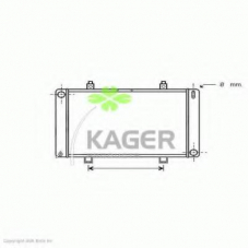 31-3421 KAGER Радиатор, охлаждение двигателя