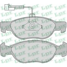 05P1076 LPR Комплект тормозных колодок, дисковый тормоз