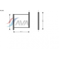 MC2002 AVA Радиатор, охлаждение двигателя