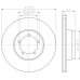 MDC1685 MINTEX Тормозной диск