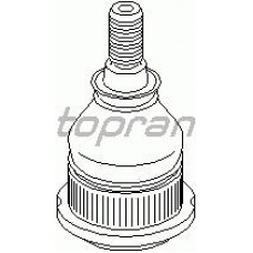 500 107 TOPRAN Несущий / направляющий шарнир
