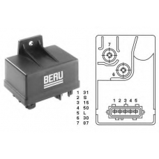 0201010034 BERU Блок управления, время накаливания