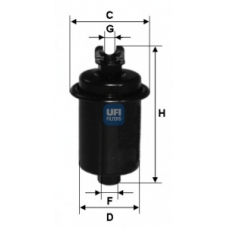 31.553.00 UFI Топливный фильтр