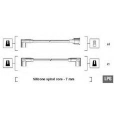 941095410587 MAGNETI MARELLI Комплект проводов зажигания