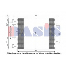 182034N AKS DASIS Конденсатор, кондиционер