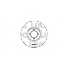 DF1898 TRW Тормозной диск