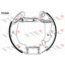 TK2049 FTE Комплект тормозных колодок