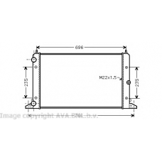 VW2247 AVA Радиатор, охлаждение двигателя