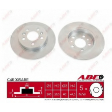 C4R005ABE ABE Тормозной диск