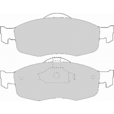 FD6486N NECTO Комплект тормозных колодок, дисковый тормоз