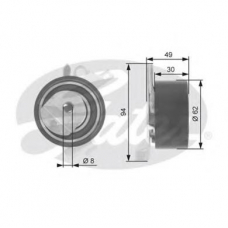 T43022 GATES Натяжной ролик, ремень грм