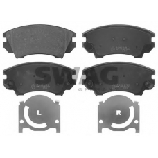 40 91 6892 SWAG Комплект тормозных колодок, дисковый тормоз