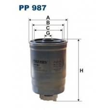 PP987 FILTRON Топливный фильтр