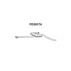 FD30174 VENEPORTE Предглушитель выхлопных газов