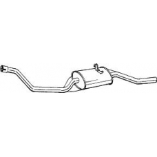 285-393 BOSAL Глушитель выхлопных газов конечный