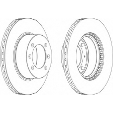 DDF594-1 FERODO Тормозной диск