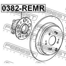 0382-REMR FEBEST Ступица колеса