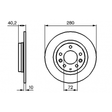 0 986 479 131 BOSCH Тормозной диск