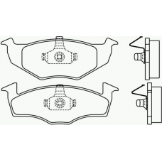 T1094 PAGID Комплект тормозных колодок, дисковый тормоз