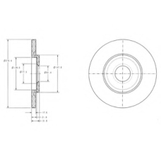 DP1010.11.0158 Dr!ve+ Тормозной диск