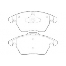 WBP23589A WAGNER LOCKHEED Комплект тормозных колодок, дисковый тормоз