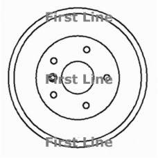 FBR637 FIRST LINE Тормозной барабан