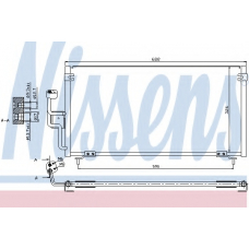 94702 NISSENS Конденсатор, кондиционер