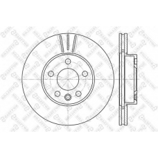 6020-2545V-SX STELLOX Тормозной диск