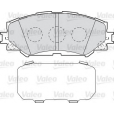 598943 VALEO Комплект тормозных колодок, дисковый тормоз