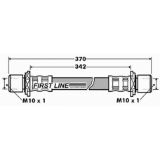 FBH7358 FIRST LINE Тормозной шланг