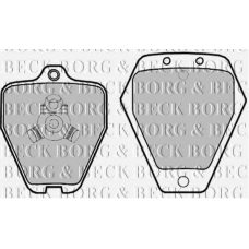 BBP1996 BORG & BECK Комплект тормозных колодок, дисковый тормоз