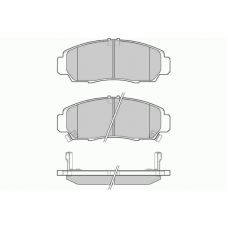 12-1083 E.T.F. Комплект тормозных колодок, дисковый тормоз