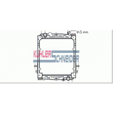 4002101 KUHLER SCHNEIDER Радиатор, охлаждение двигател