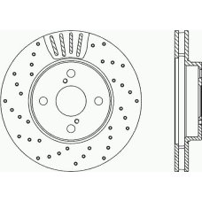 BDRS2292.25 OPEN PARTS Тормозной диск