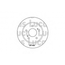 DF1406 TRW Тормозной диск