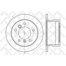 6020-3337-SX STELLOX Тормозной диск