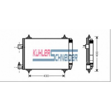 0720091 KUHLER SCHNEIDER Конденсатор, кондиционер