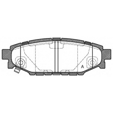 BPA1136.01 OPEN PARTS Комплект тормозных колодок, дисковый тормоз