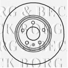 BBD4689 BORG & BECK Тормозной диск
