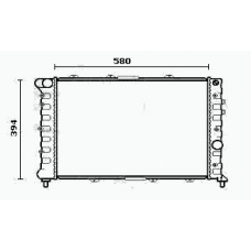 RM0002 EQUAL QUALITY Радиатор, охлаждение двигателя