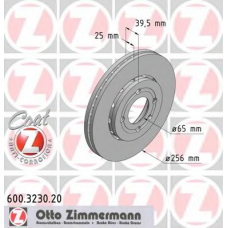 600.3230.20 ZIMMERMANN Тормозной диск