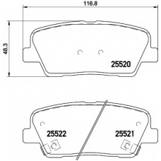 N-1704 COBREQ Комплект тормозных колодок, дисковый тормоз