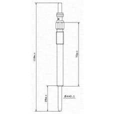 062900029304 MAGNETI MARELLI Свеча накаливания