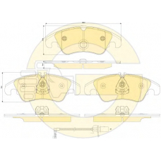 6119161 GIRLING Комплект тормозных колодок, дисковый тормоз