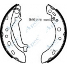 SHU665 APEC Тормозные колодки